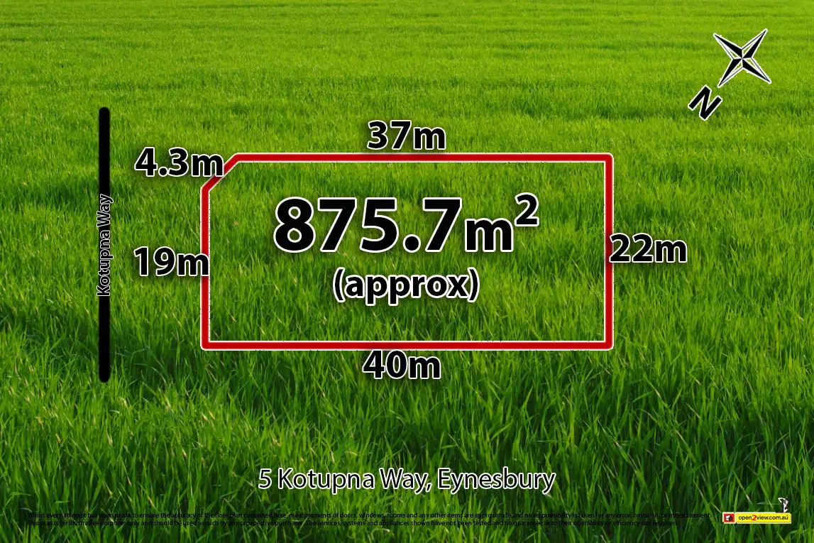 Main view of Homely land listing, 5 Kotupna Way, Eynesbury VIC 3338