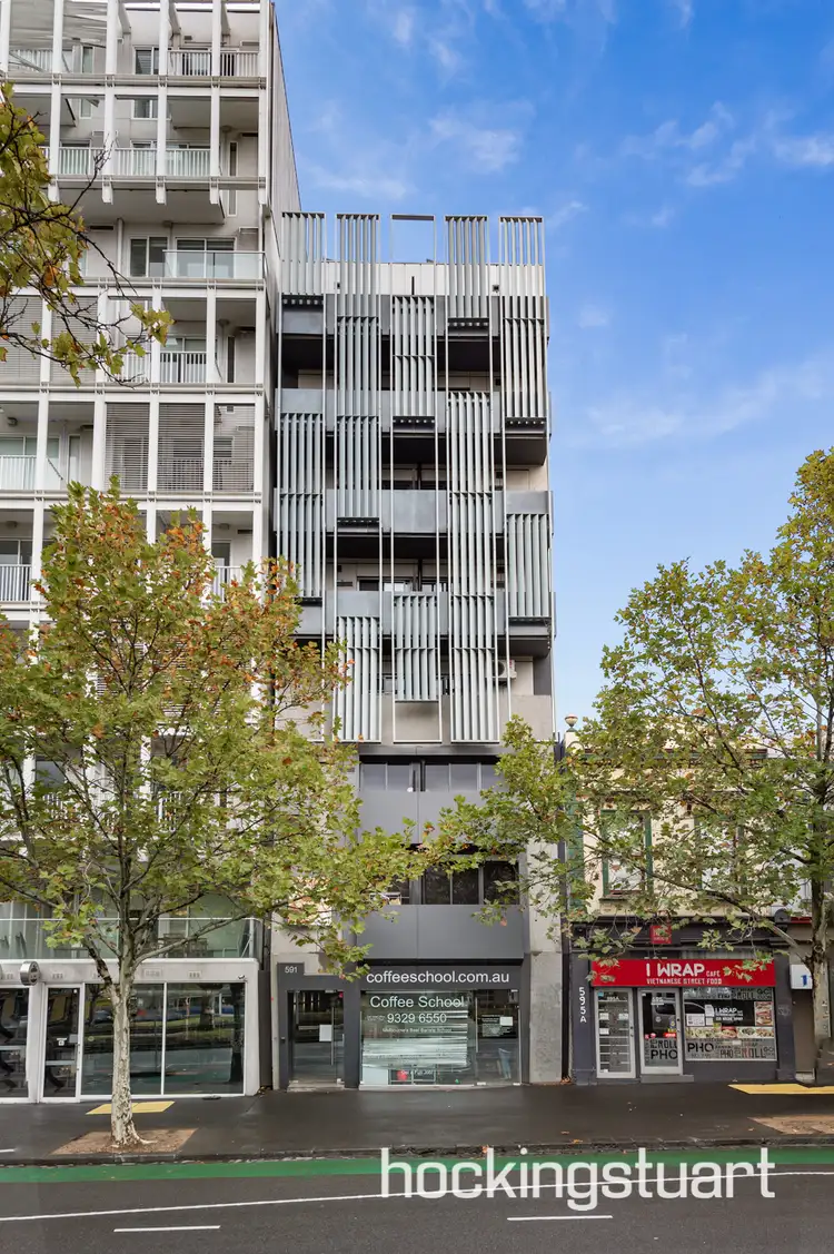 Main view of Homely studio listing, 405/591-593 Elizabeth Street, Melbourne VIC 3000