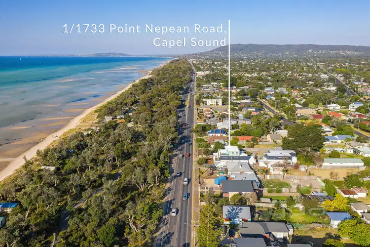 Main view of Homely townhouse listing, 1/1733 Point Nepean Road, Capel Sound VIC 3940