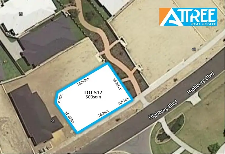 Main view of Homely land listing, 52 Highbury Boulevard, Baldivis WA 6171