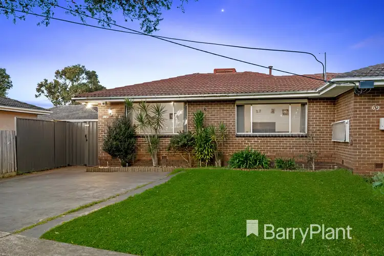 Main view of Homely unit listing, 1/69 Shirley Street, St Albans VIC 3021