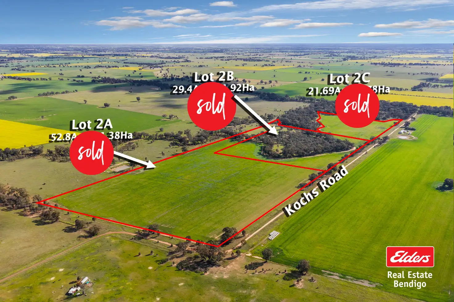 Main view of Homely rural property listing, Lot 2C Kochs Road, Sebastian VIC 3556