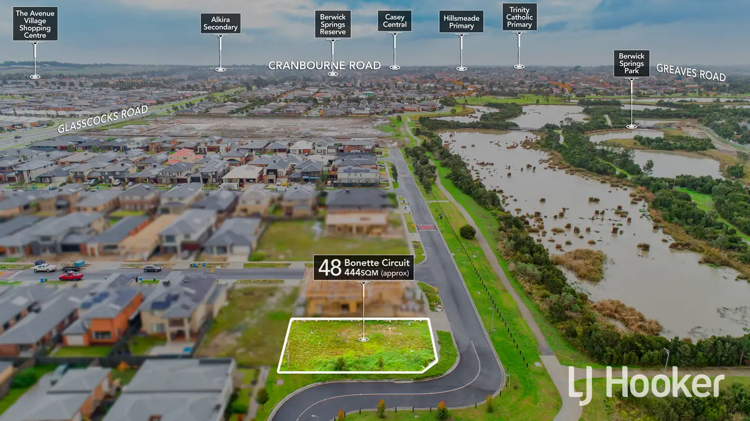 Main view of Homely land listing, 48 Bonette Circuit, Narre Warren South VIC 3805