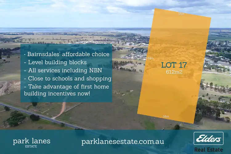 Main view of Homely land listing, LOT 17 Park Lanes Estate, Lucknow VIC 3875
