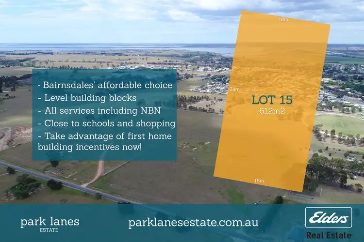 Main view of Homely land listing, LOT 15 Park Lanes Estate, Lucknow VIC 3875