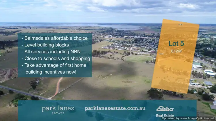 Main view of Homely land listing, LOT 5 Park Lanes Estate, Lucknow VIC 3875