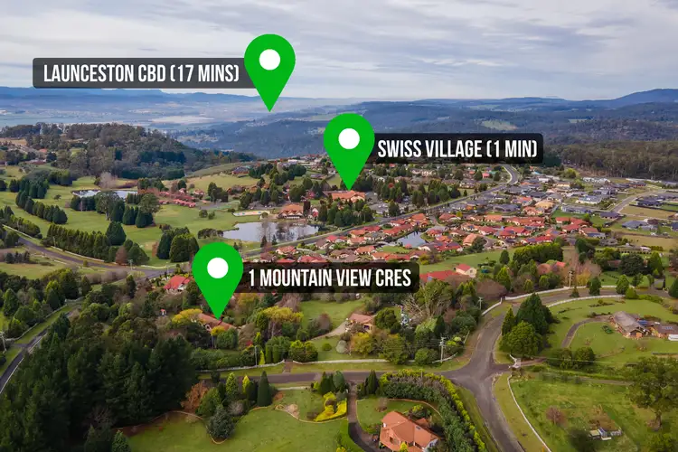 Second view of Homely house listing, 1 Mountain View Crescent, Grindelwald TAS 7277