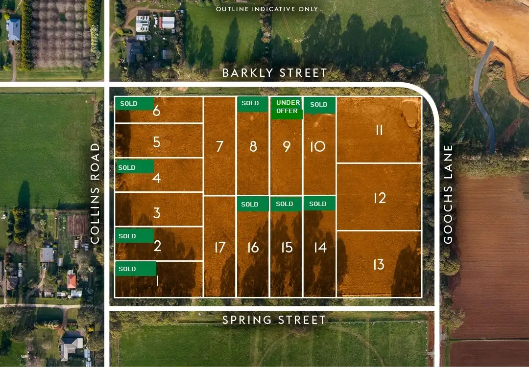 Main view of Homely land listing, LOT 16, 24 Collins Road, Glenlyon VIC 3461