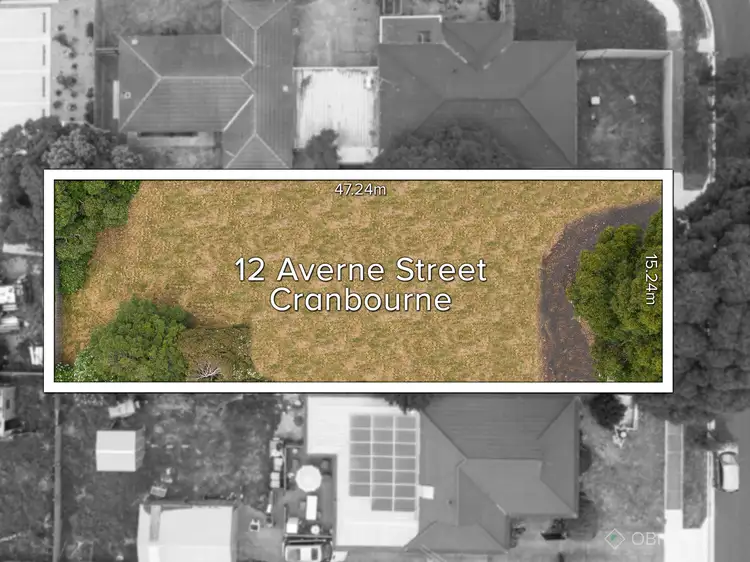 Main view of Homely land listing, 12 Averne Street, Cranbourne VIC 3977