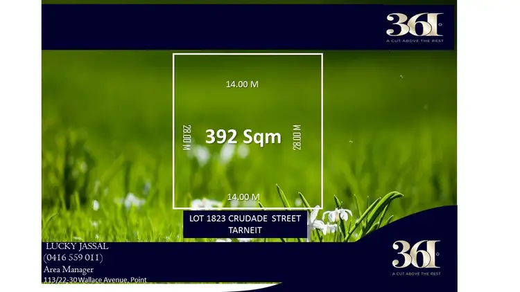 Main view of Homely land listing, LOT 1823 Crusade Street, Tarneit VIC 3029
