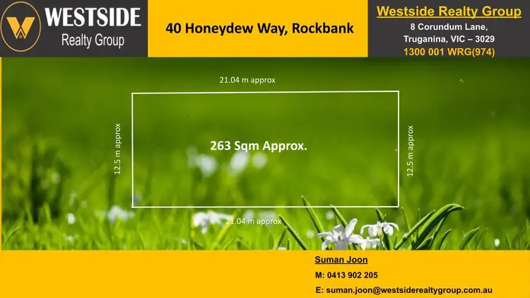 Main view of Homely land listing, 40 Honeydew Way, Rockbank VIC 3335