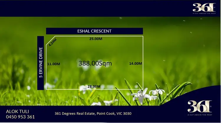 Main view of Homely land listing, 5 Ervine Drive, Wyndham Vale VIC 3024