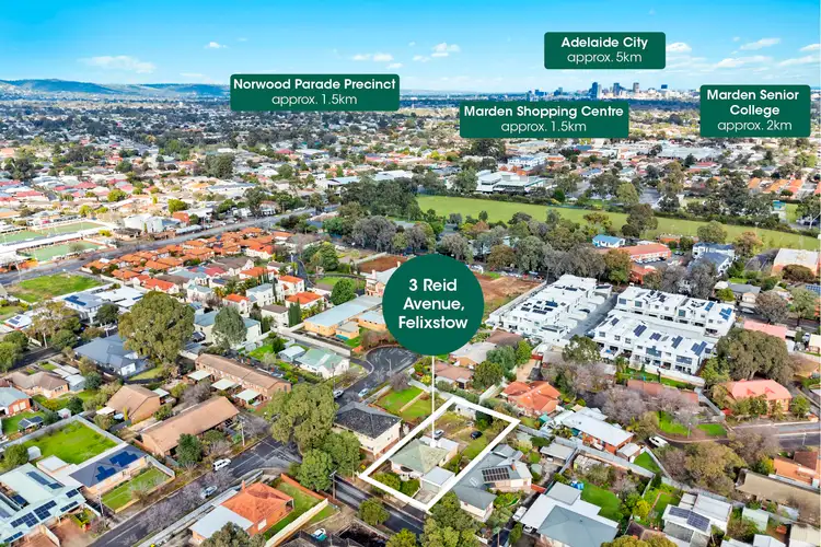 Main view of Homely house listing, 3 Reid Avenue, Felixstow SA 5070