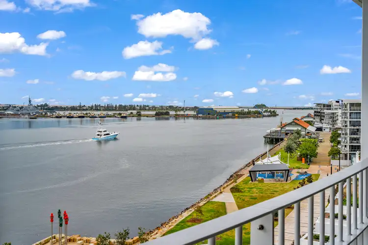 Second view of Homely apartment listing, 602/25 Honeysuckle Drive, Newcastle NSW 2300