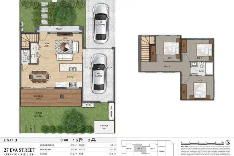 Fourth view of Homely townhouse listing, 3/27 Eva Street, Clayton VIC 3168