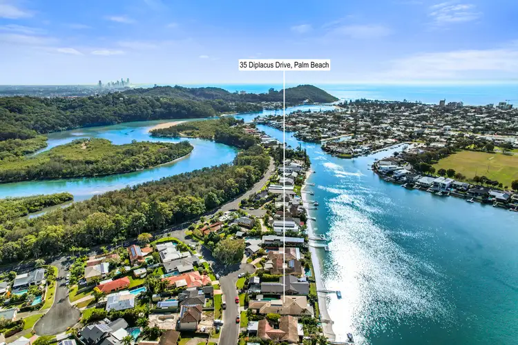 Main view of Homely house listing, 35 Diplacus Drive, Palm Beach QLD 4221