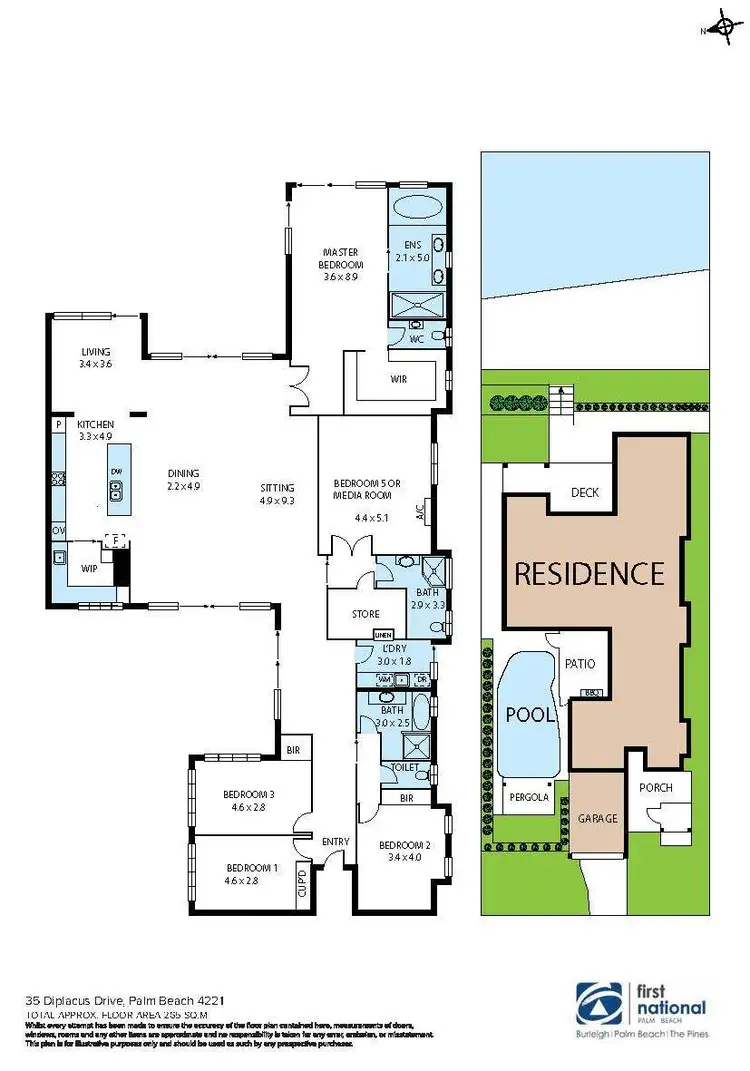 Sixth view of Homely house listing, 35 Diplacus Drive, Palm Beach QLD 4221