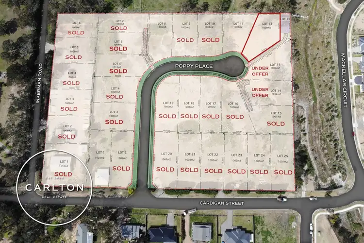 Main view of Homely land listing, LOT 12 Poppy Place, Balaclava NSW 2575
