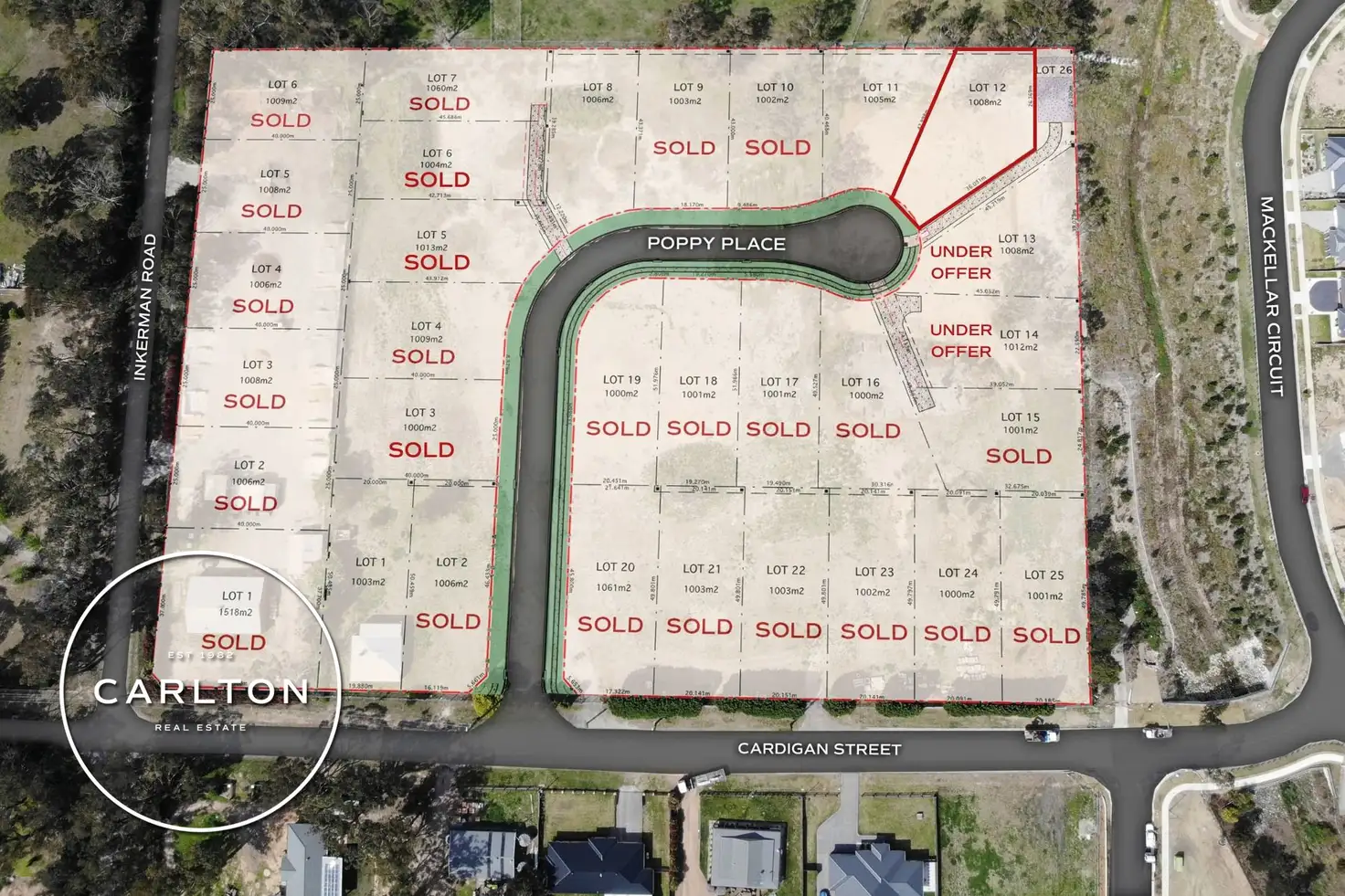 Main view of Homely land listing, LOT 12 Poppy Place, Balaclava NSW 2575