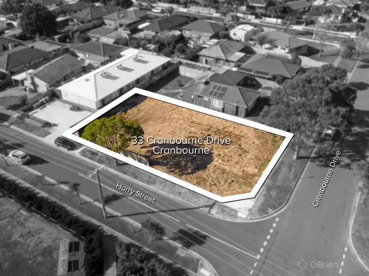 Main view of Homely land listing, 33 Cranbourne Drive, Cranbourne VIC 3977