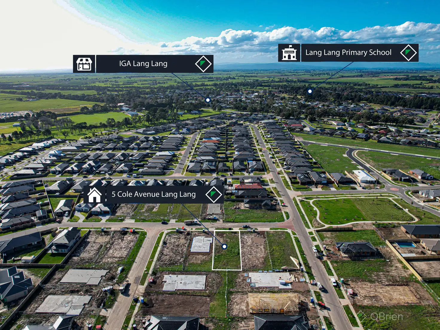 Main view of Homely land listing, 5 Cole Avenue, Lang Lang VIC 3984