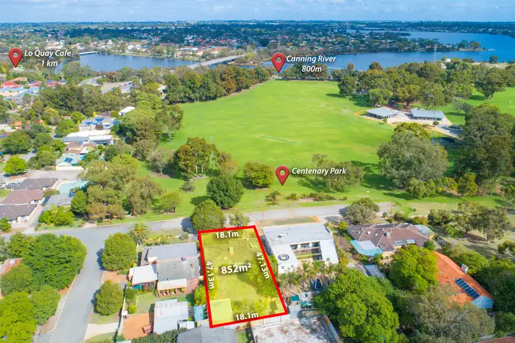 Main view of Homely land listing, 74 Wendouree Road, Wilson WA 6107