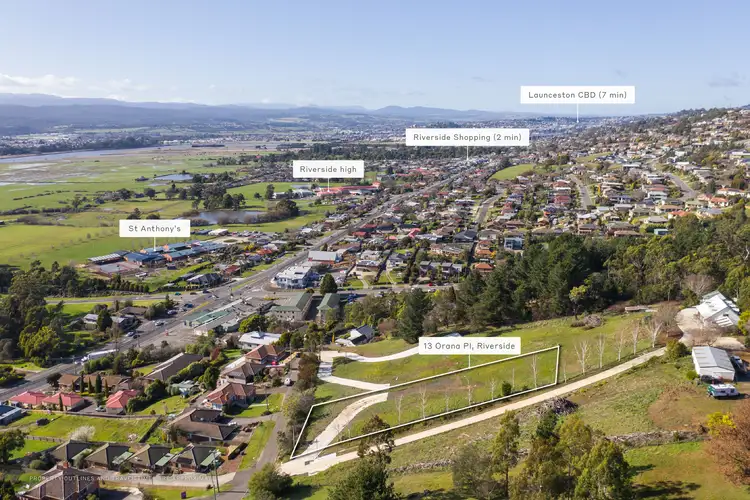 Main view of Homely land listing, LOT 3, 13 Orana Place, Riverside TAS 7250