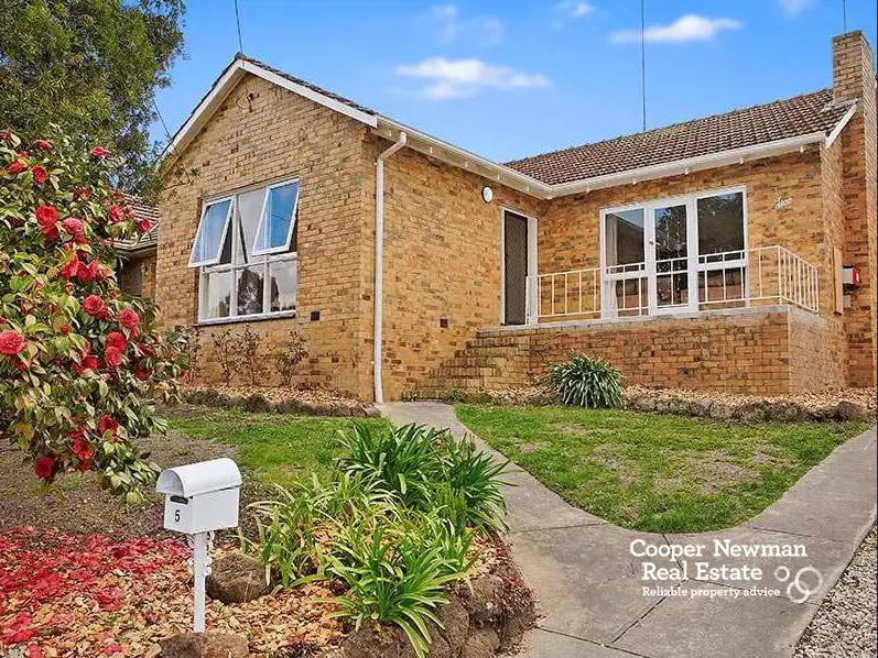 Main view of Homely house listing, 5 Berry Avenue, Mitcham VIC 3132