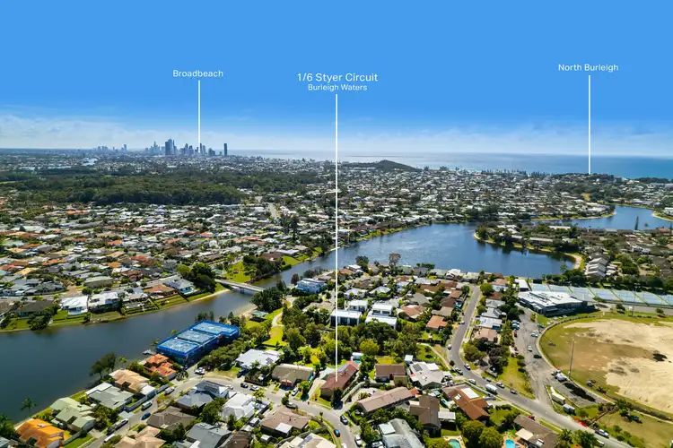Main view of Homely semi-detached listing, 1/6 Styer Circuit, Burleigh Waters QLD 4220