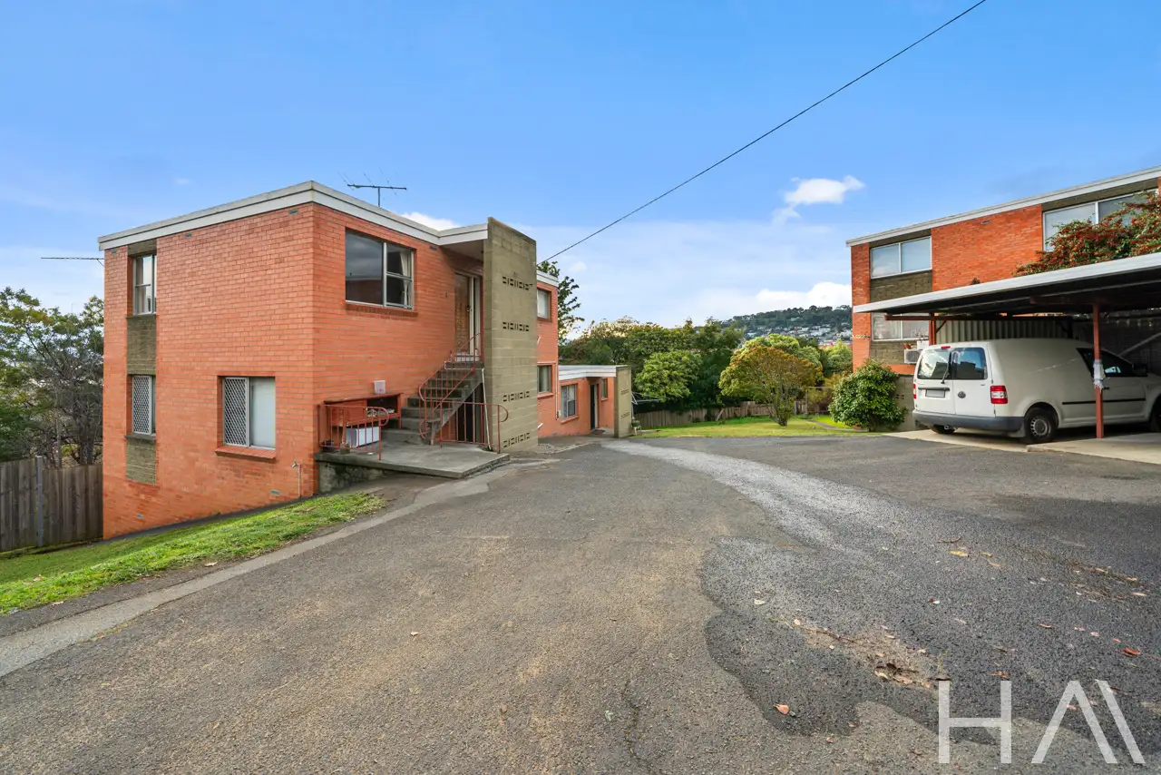 Main view of Homely unit listing, 1/87 East Derwent Highway, Lindisfarne TAS 7015