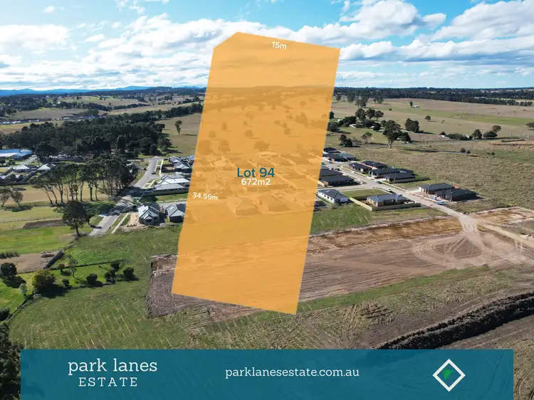 Main view of Homely land listing, LOT 94 Park Lanes Estate, Lucknow VIC 3875