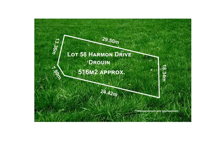 Main view of Homely land listing, LOT 58 Harmon Drive, Drouin VIC 3818