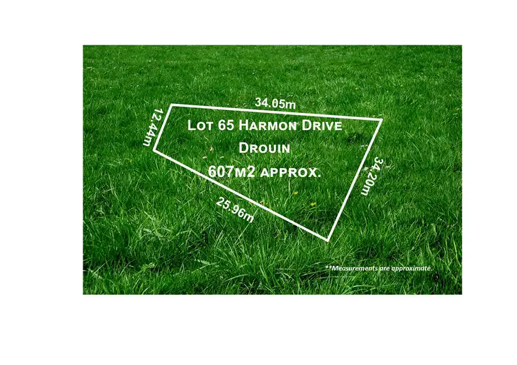 Main view of Homely land listing, LOT 65 Harmon Drive, Drouin VIC 3818