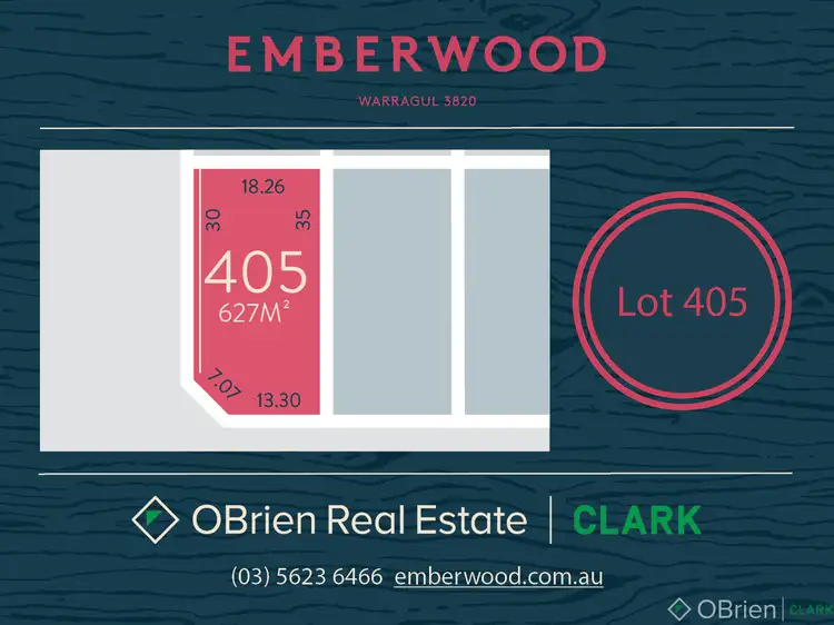 Main view of Homely land listing, LOT 405 Sassafras Street, Warragul VIC 3820