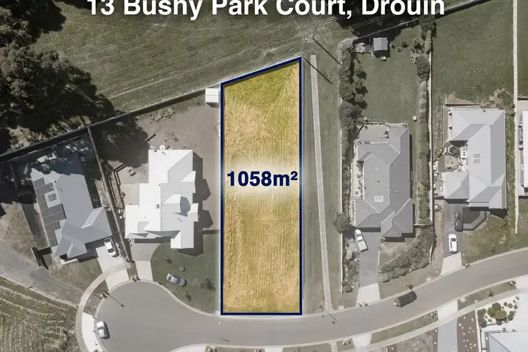 Main view of Homely land listing, 13 Bushy Park Court, Drouin VIC 3818