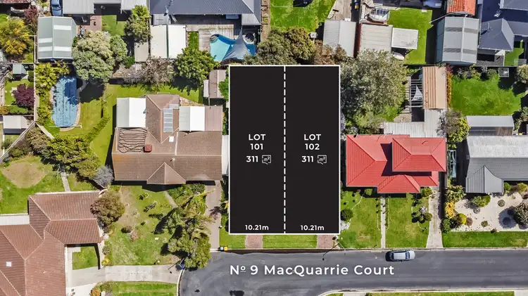 Second view of Homely land listing, 9 MacQuarrie Court, West Lakes Shore SA 5020