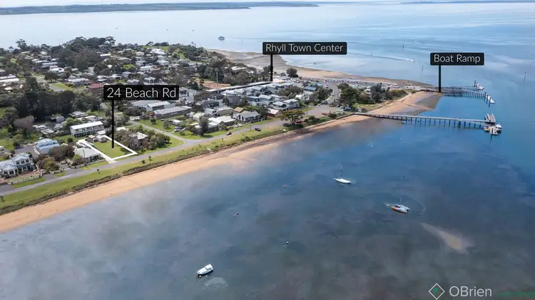 Main view of Homely land listing, 24 Beach Road, Rhyll VIC 3923