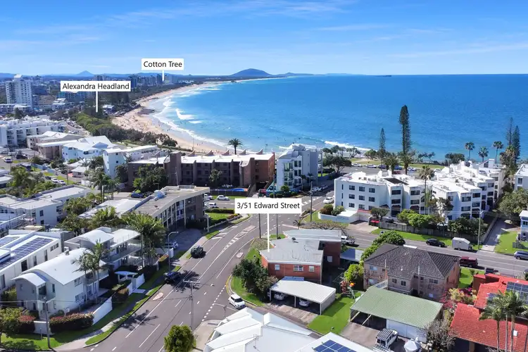 Second view of Homely apartment listing, 3/51 Edward Street, Alexandra Headland QLD 4572