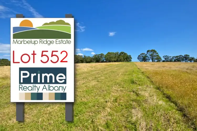 LOT 552, 152 Link Road, Albany WA 6330