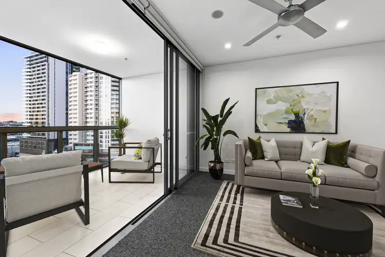 Main view of Homely unit listing, Level 8/1086/16 Hamilton Place, Bowen Hills QLD 4006