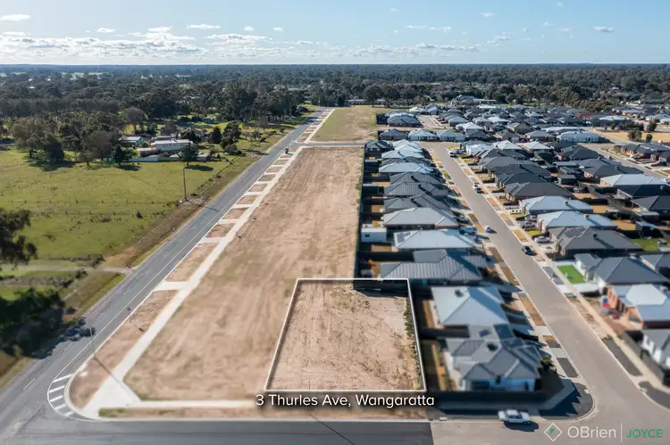 Main view of Homely land listing, 3 Thurles Avenue, Wangaratta VIC 3677