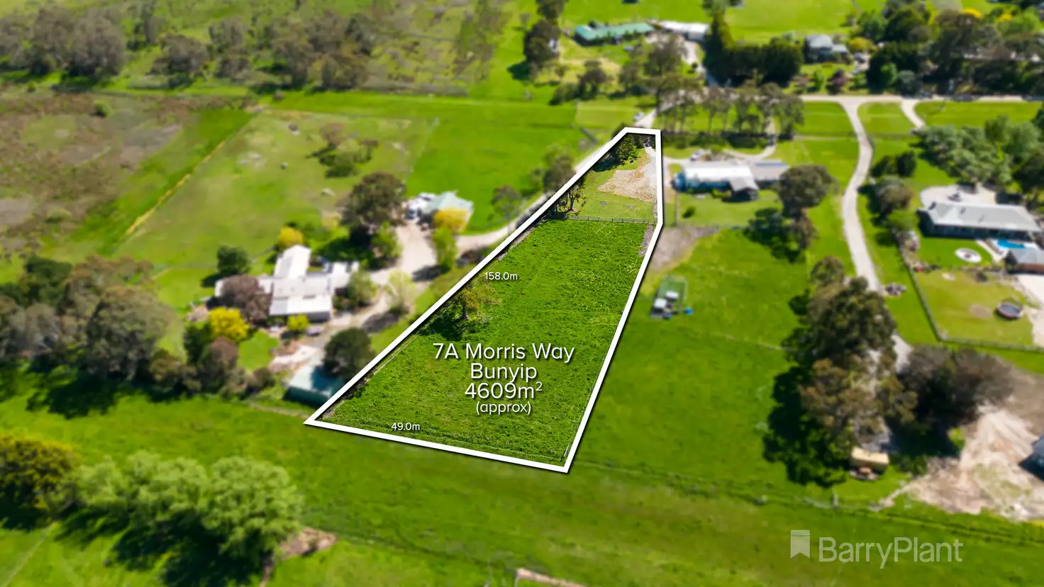 Main view of Homely land listing, 7A Morris Way, Bunyip VIC 3815