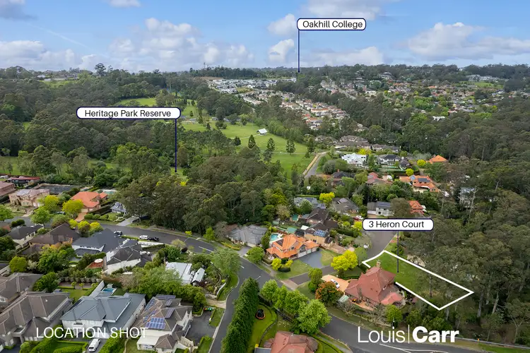 Fifth view of Homely land listing, 3 Heron Court, Castle Hill NSW 2154