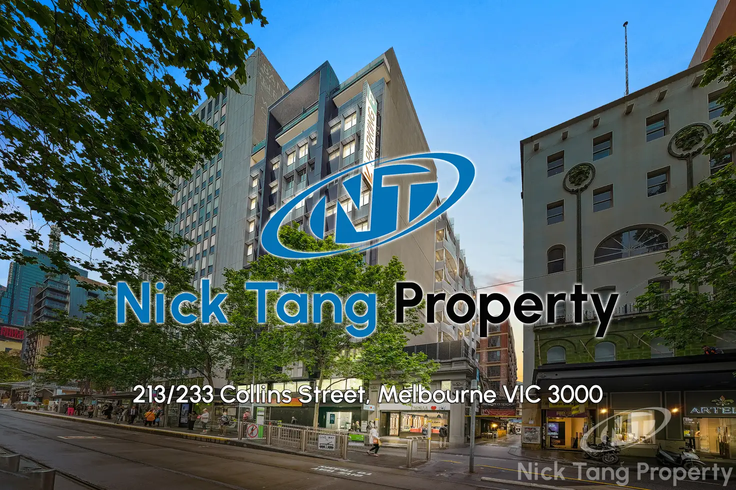 Main view of Homely apartment listing, 213/233 Collins Street, Melbourne VIC 3000