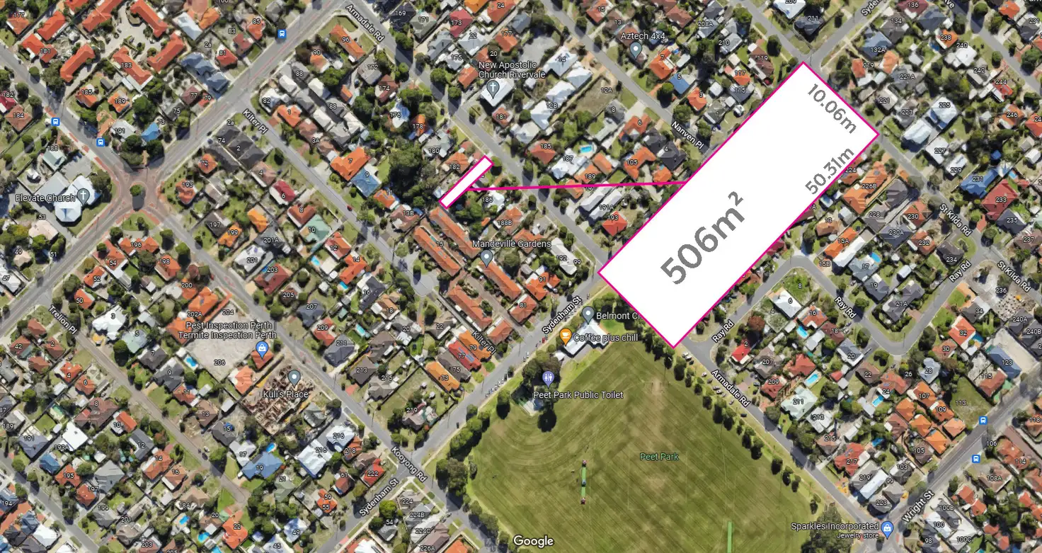 Main view of Homely land listing, 184A Armadale Road, Rivervale WA 6103