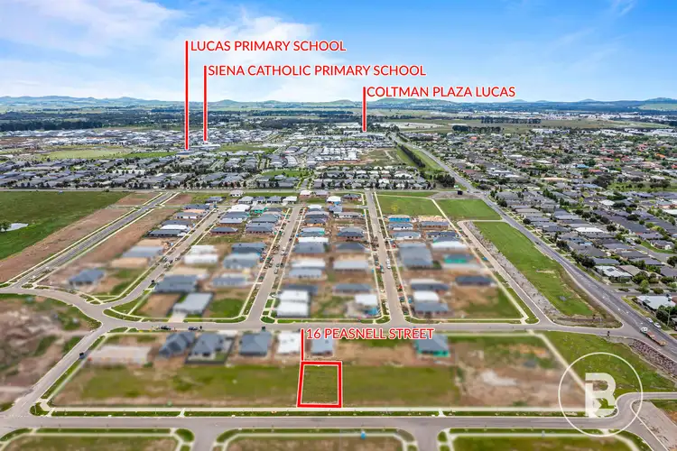 Third view of Homely land listing, LOT 172 Peasnell Street, Lucas VIC 3350