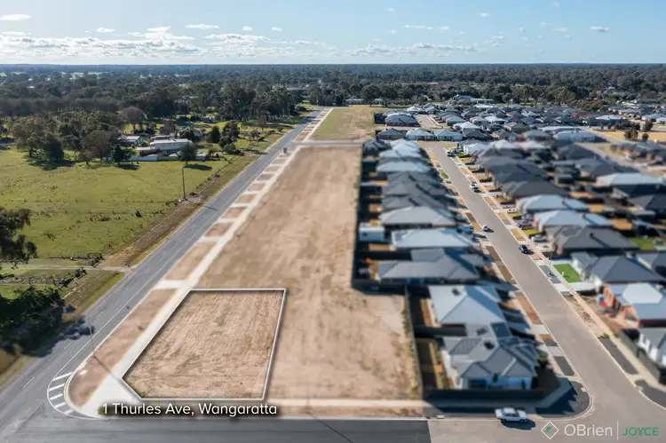 Main view of Homely land listing, 1 Thurles Avenue, Wangaratta VIC 3677