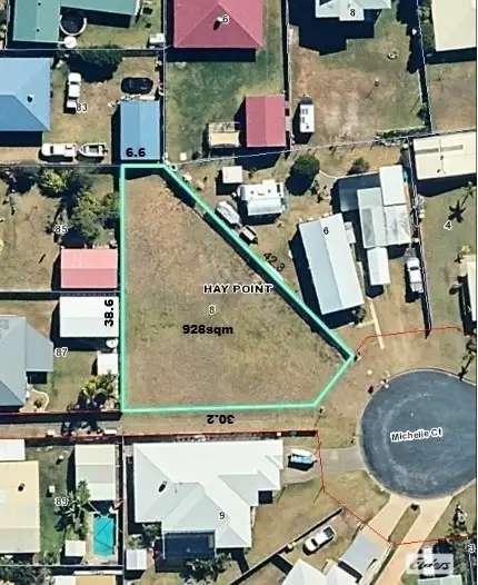 Third view of Homely land listing, 8 Michelle Court, Hay Point QLD 4740