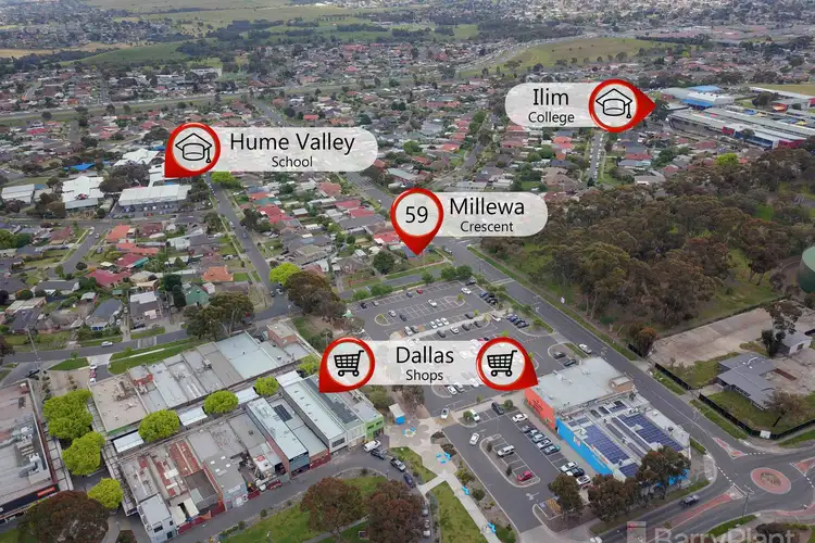Second view of Homely house listing, 59 Millewa Crescent, Dallas VIC 3047