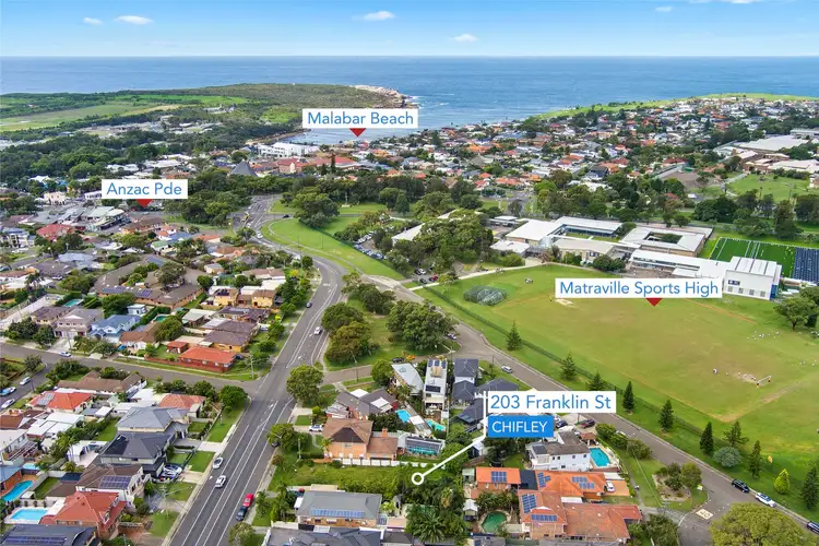 Main view of Homely land listing, 203 Franklin Street, Chifley NSW 2036